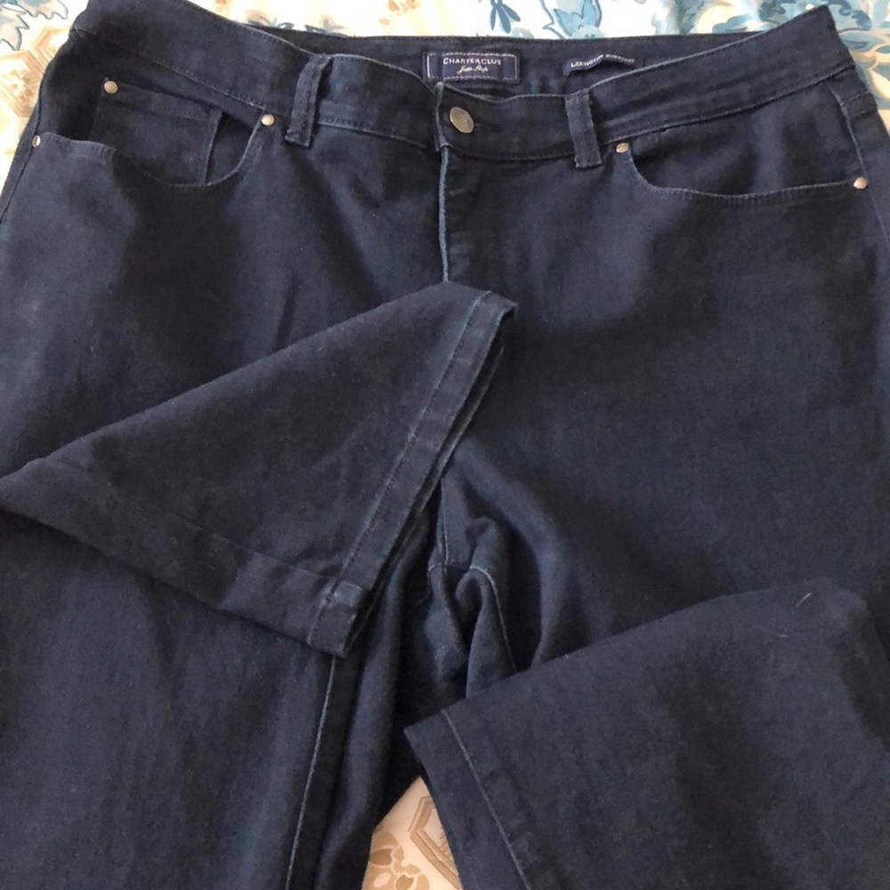 Straight leg jeans